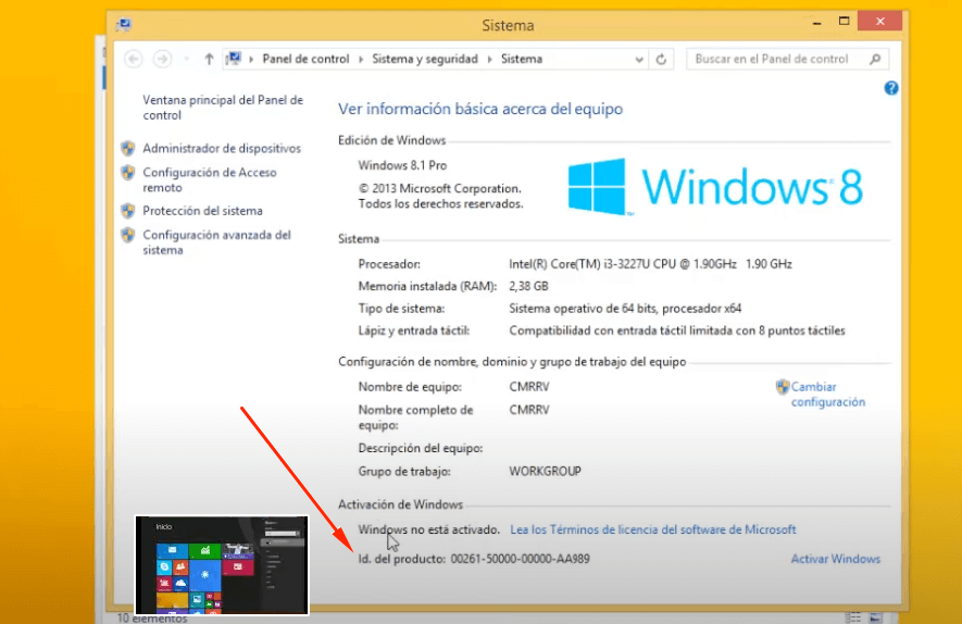 Cómo activar Windows 8