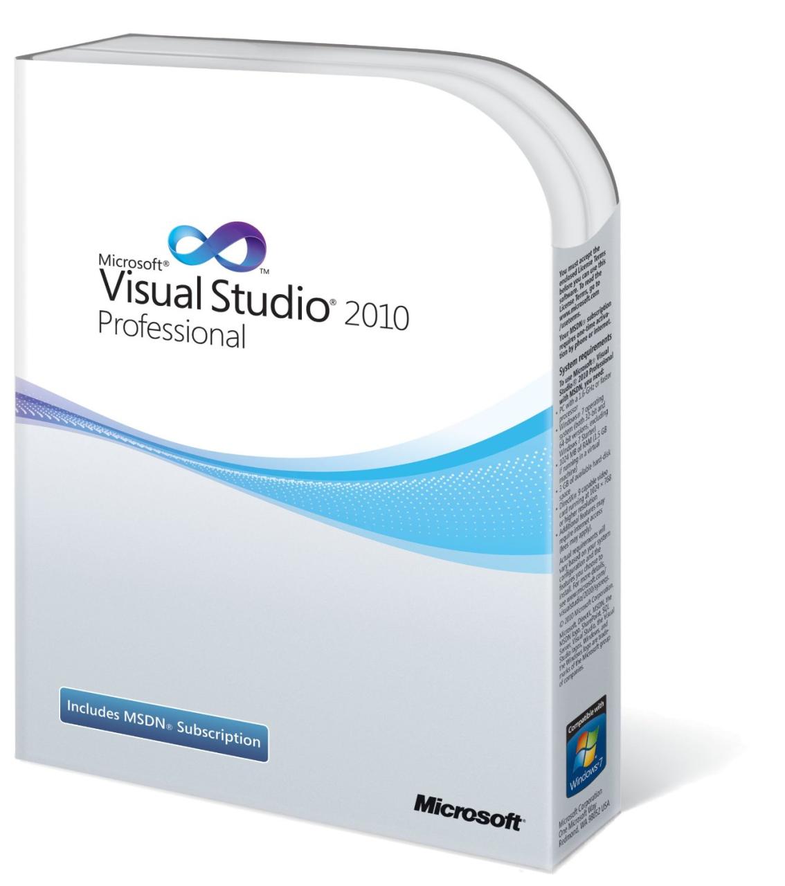 Microsoft Visual Studio 2010 Professional Descargar gratis